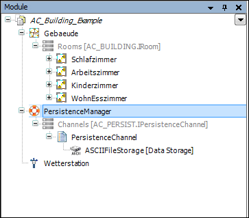 Persistence Manager added to the module tree
